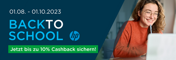 Vom 01.08. - 01.10.23 HP Markenshop der Weblounge bis zu 10 Prozent Cashback sichern.
