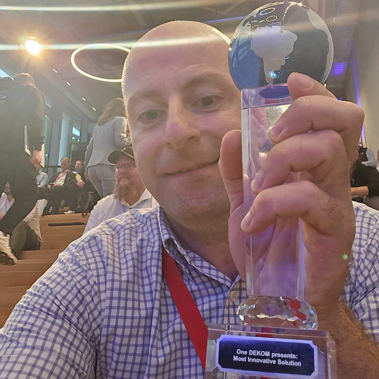 Nabil Said mit dem Most Innovative Solution Award